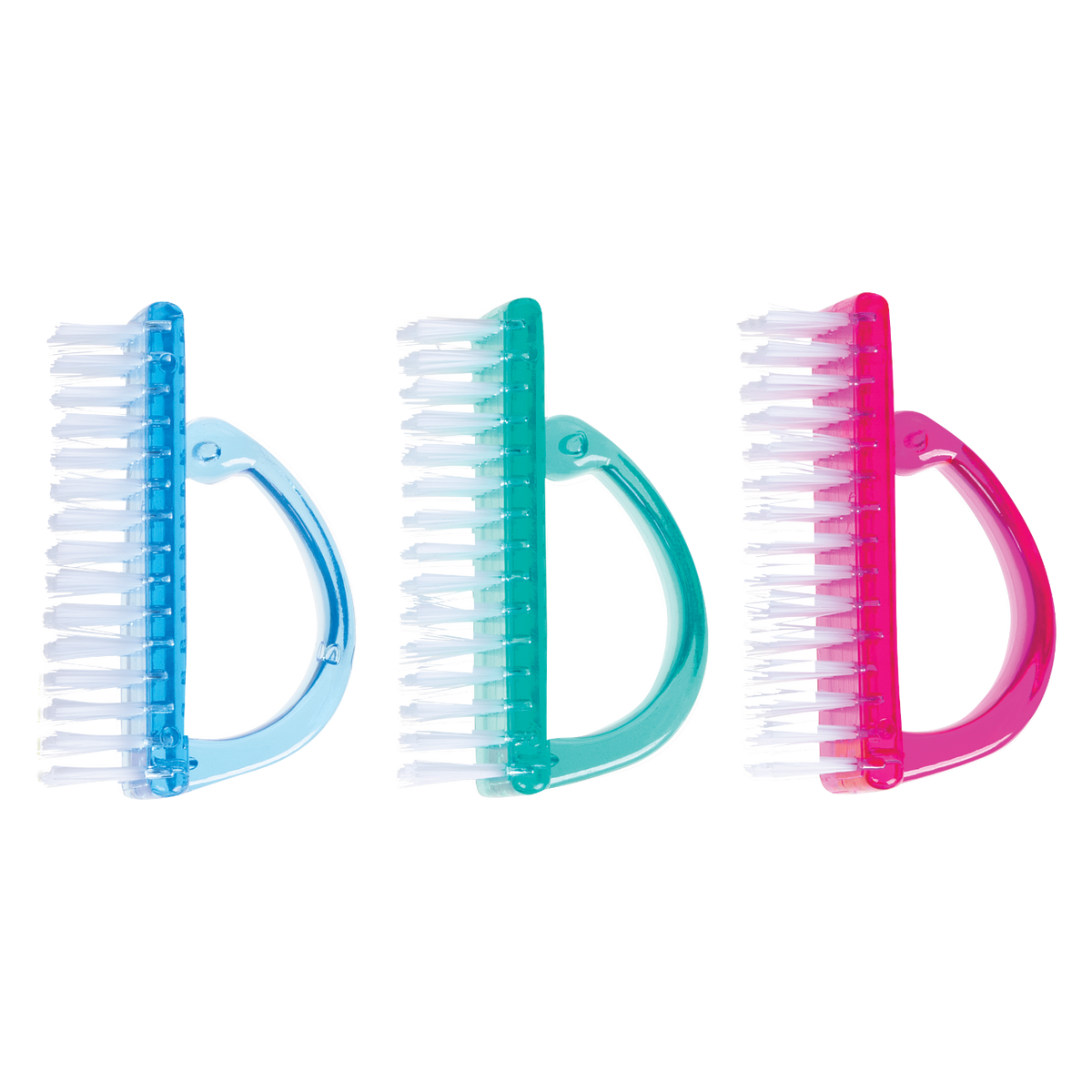 Manicure Brush - Translucent Firm Brush with Loop
