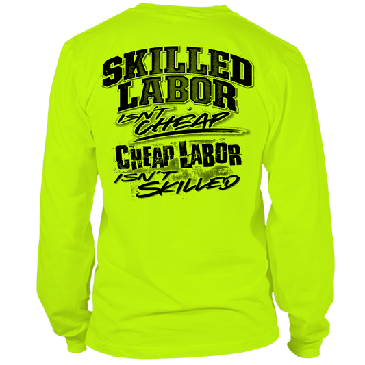 Skilled Labor Long-Sleeve Hi-Vis T-Shirt