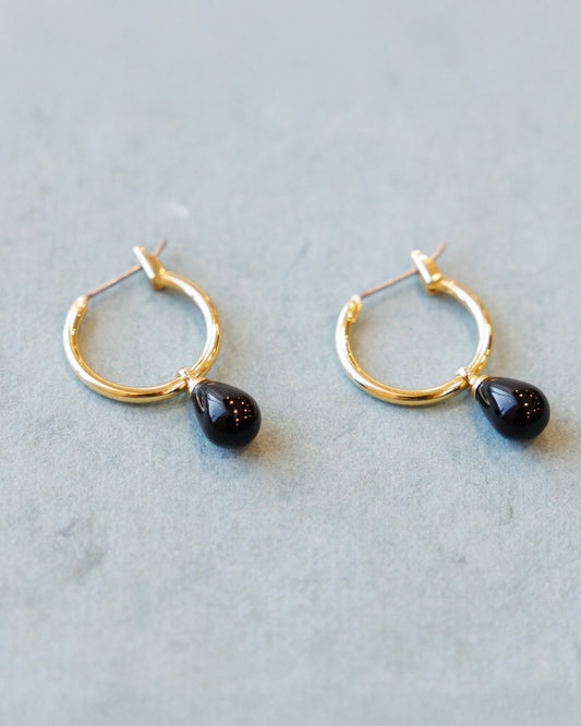 Hoop and Charm Earrings