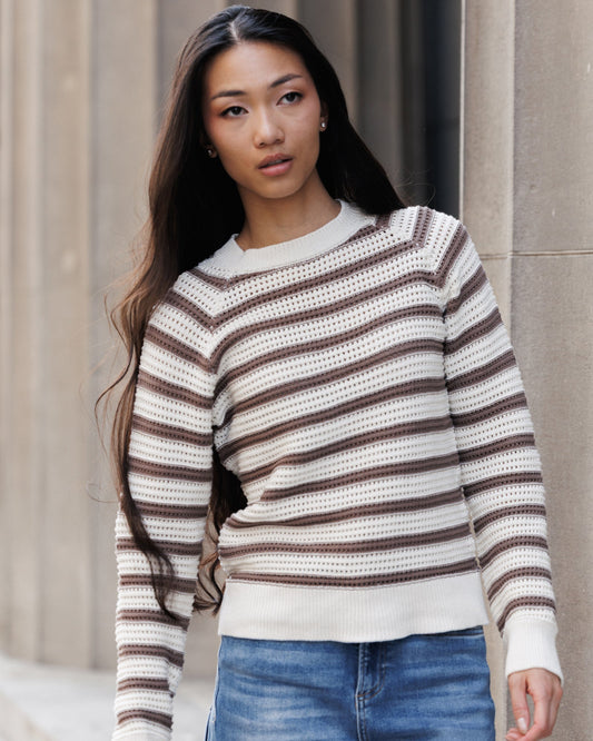 Underlined Crew Pullover
