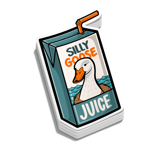 Silly Goose Hard Hat Decal