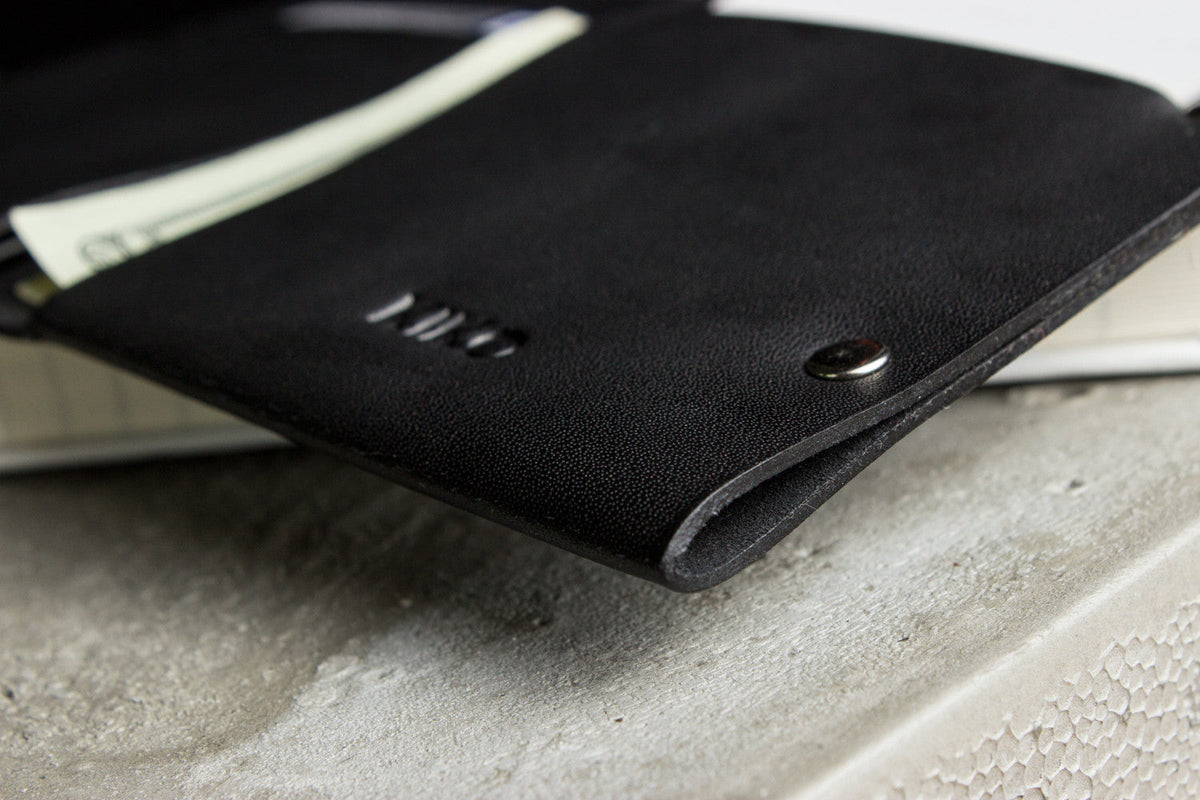 Unstitched Vegetable-Tanned Twofold Wallet