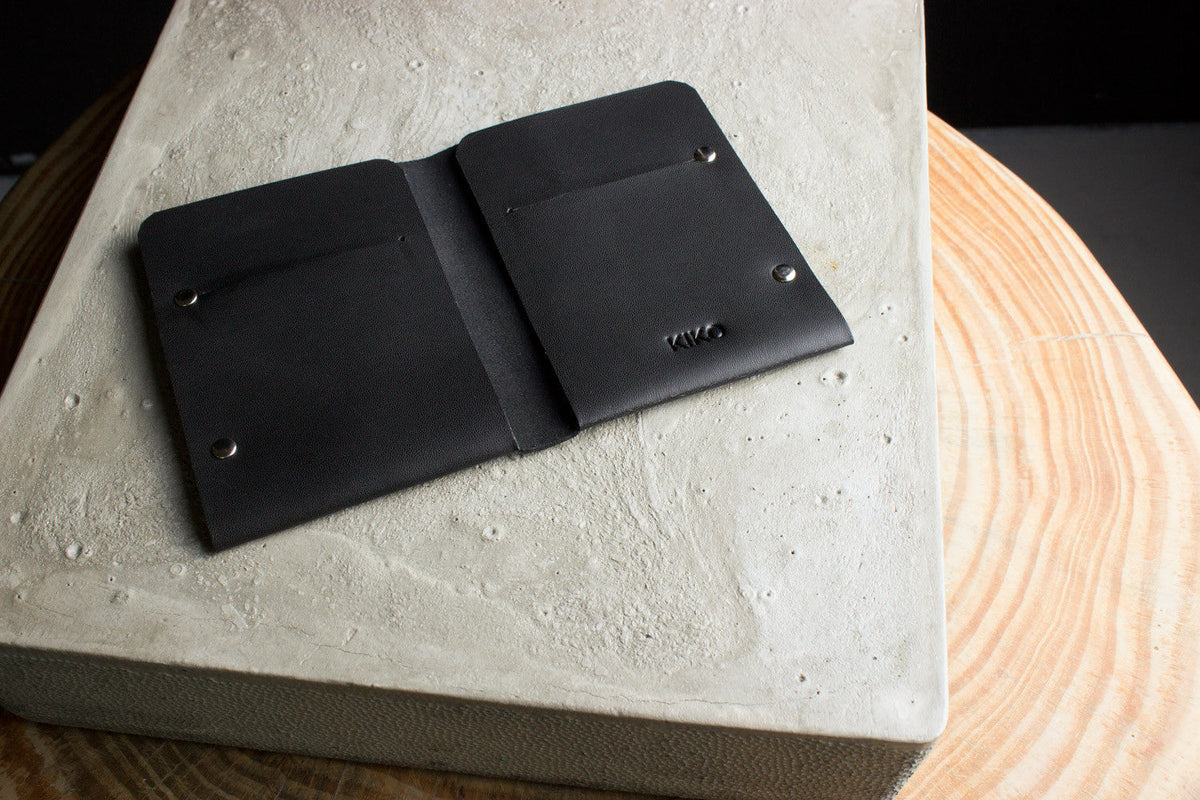 Unstitched Vegetable-Tanned Twofold Wallet