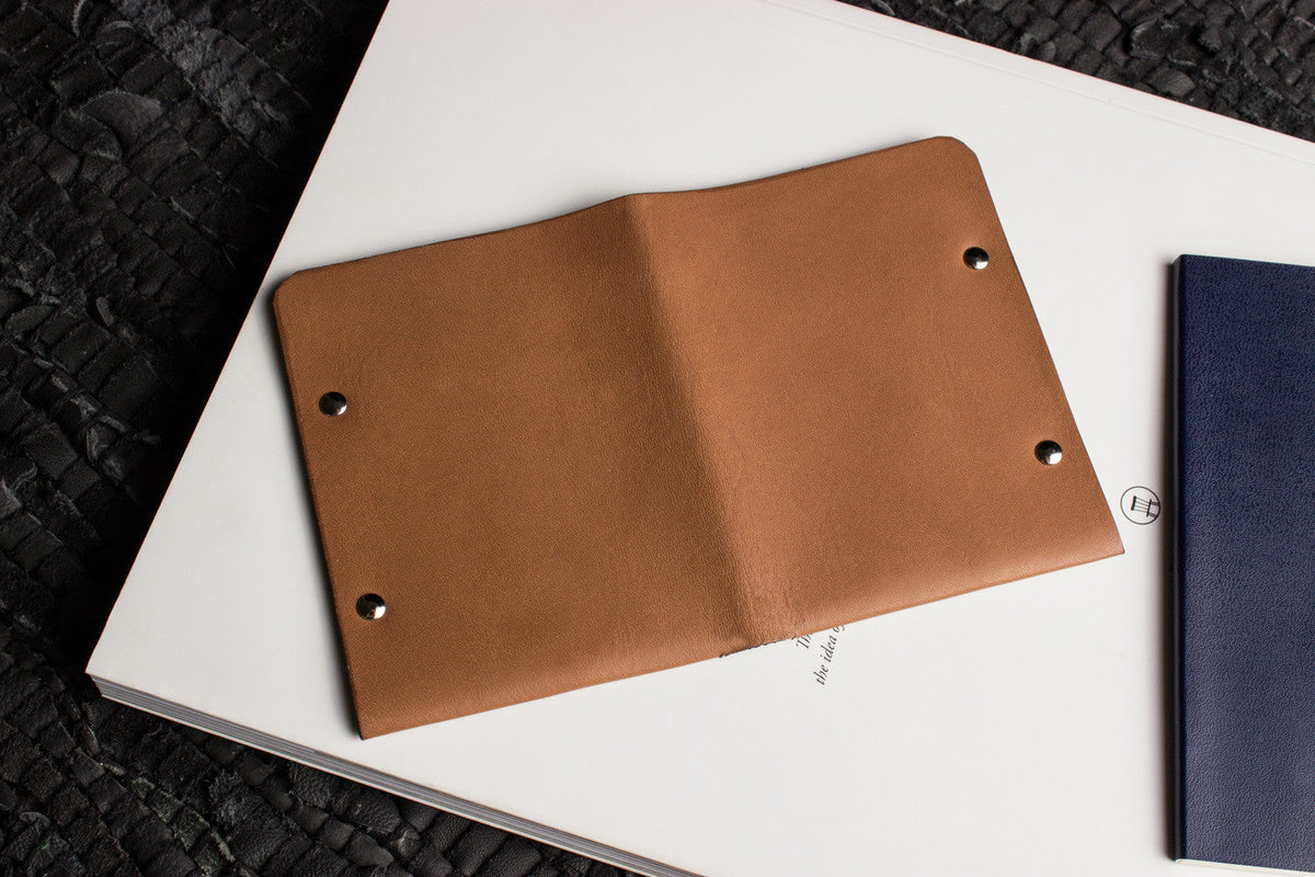 Unstitched Vegetable-Tanned Twofold Wallet