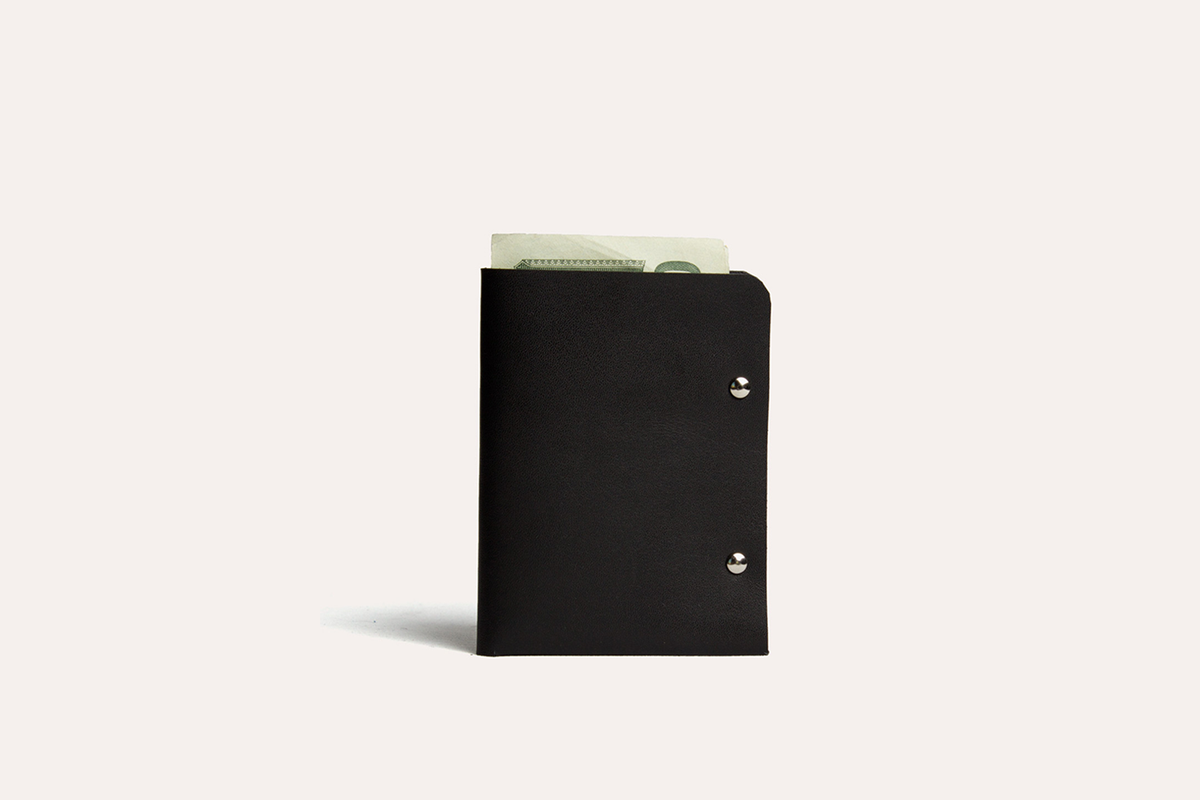 Unstitched Vegetable-Tanned Twofold Wallet