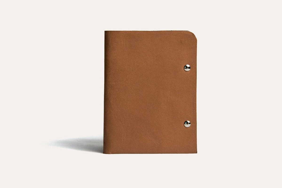 Unstitched Vegetable-Tanned Twofold Wallet