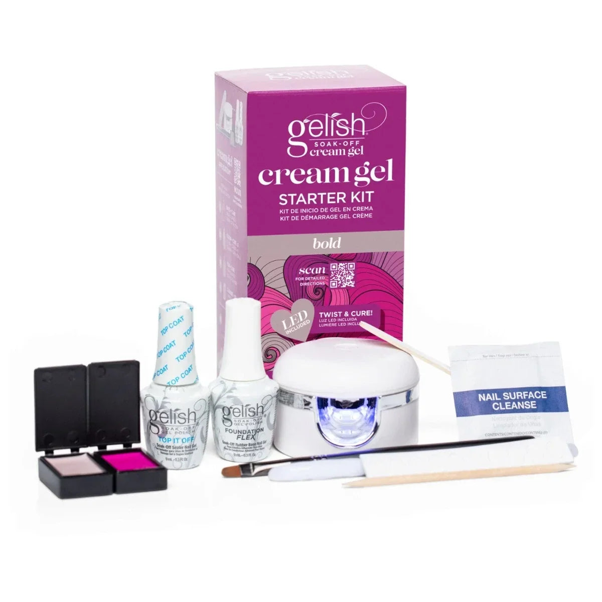 Gelish Cream Gels Bold Starter Kit