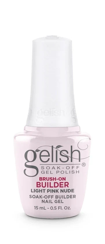 Gelish Brush-On Builder Gel - Light Pink Nude, 0.5 oz