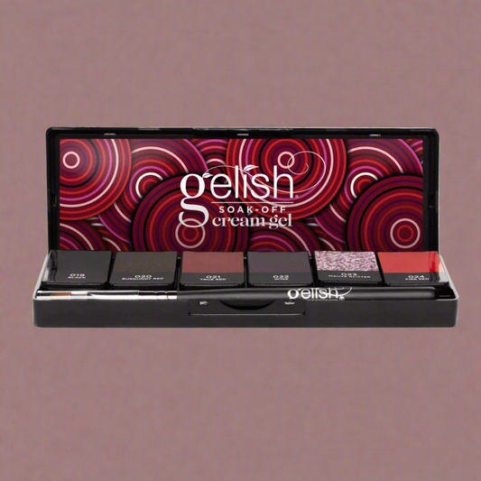 Gelish Solid Cream Gel - Getting Reddy (6-Piece Palette)