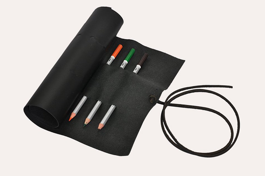 Full-Grain Leather Pencil Wrap