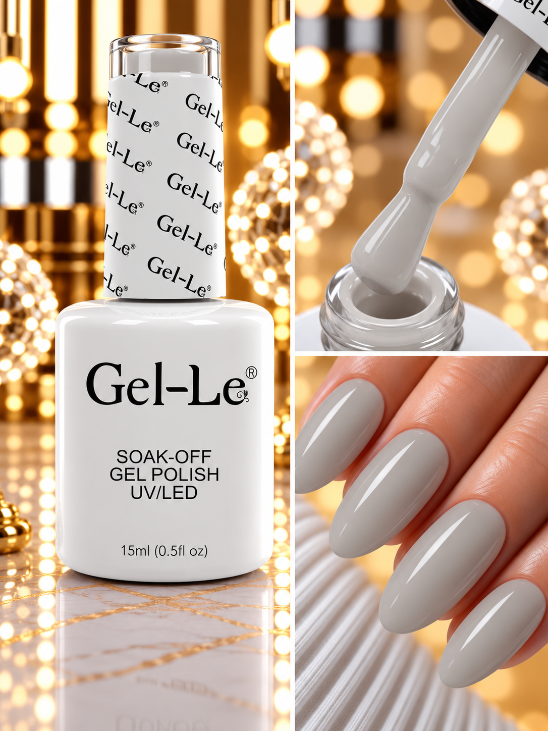 Gel-Le - L272 Hint of Grey (Gel)