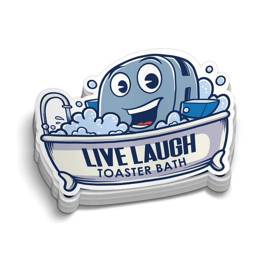 Toaster Bath - Hard Hat Decal