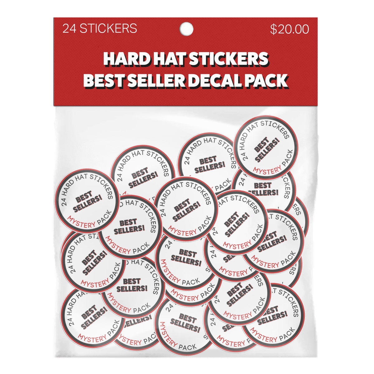 Hard Hat Sticker Best Sellers 24-Pack - $25