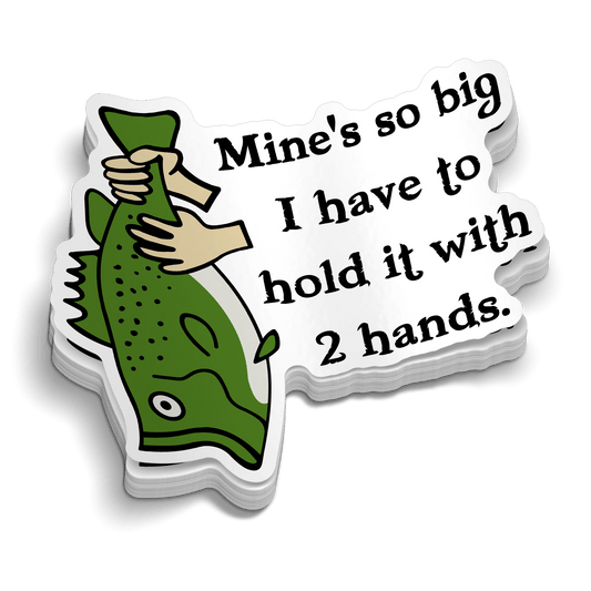 Two Hands Hard Hat Decal