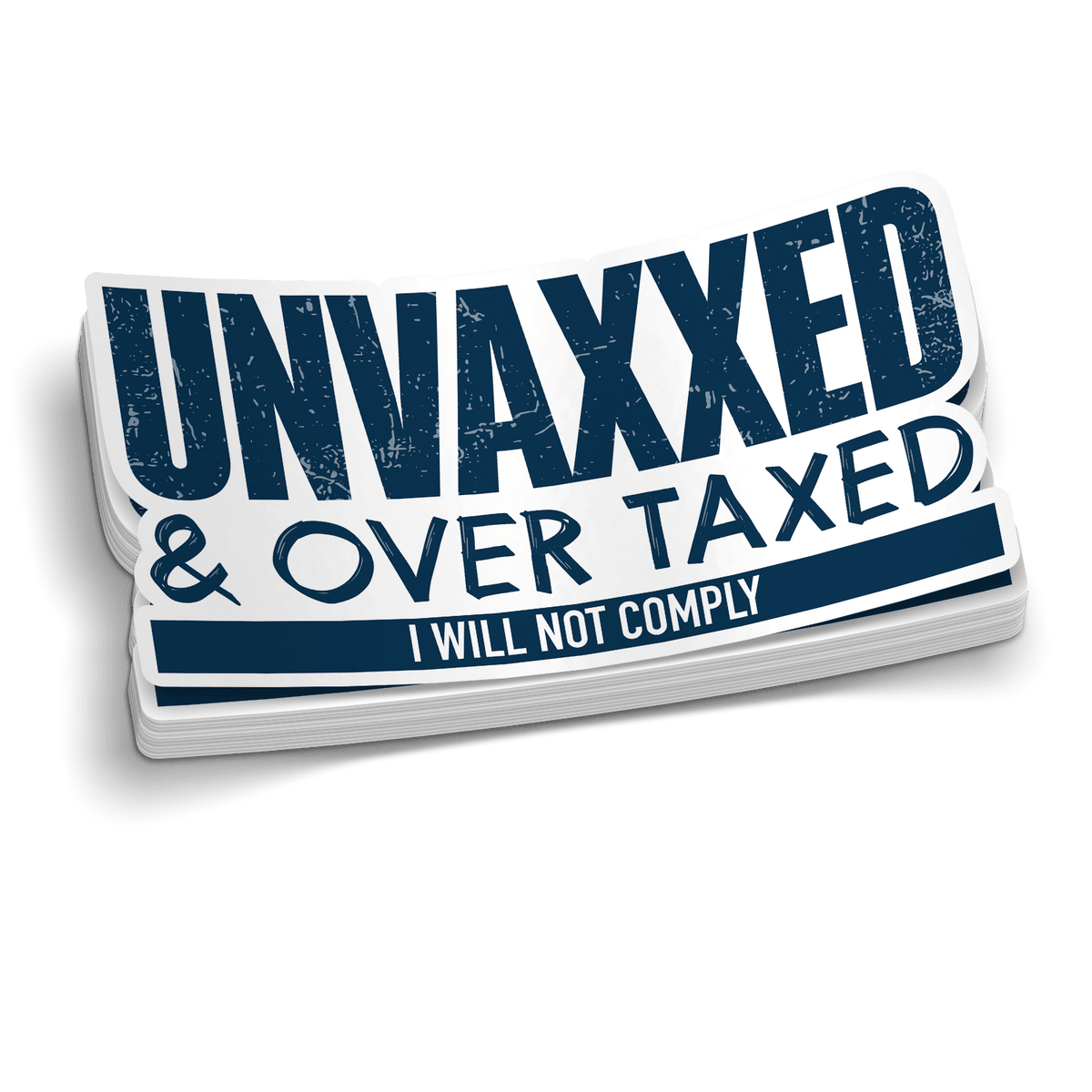 Unvaxxed Hard Hat Decal