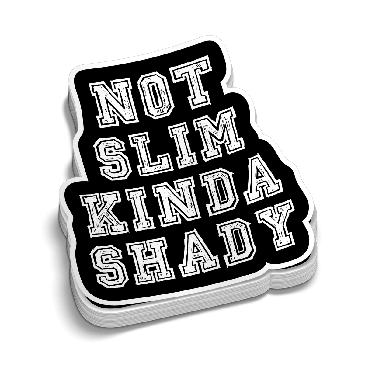 Slim Shady - Hard Hat Decal