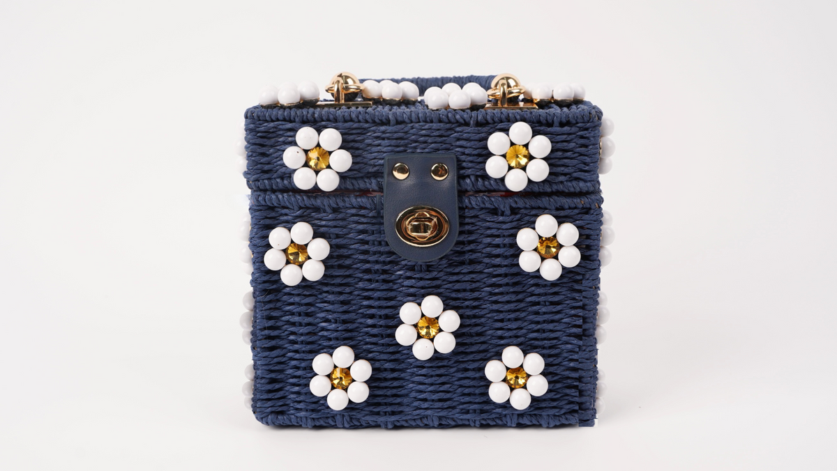 Midnight in the Hamptons Navy Purse