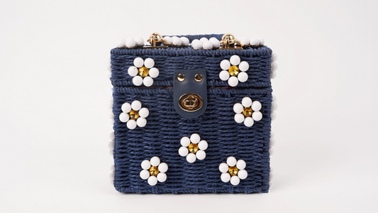 Midnight in the Hamptons Navy Purse