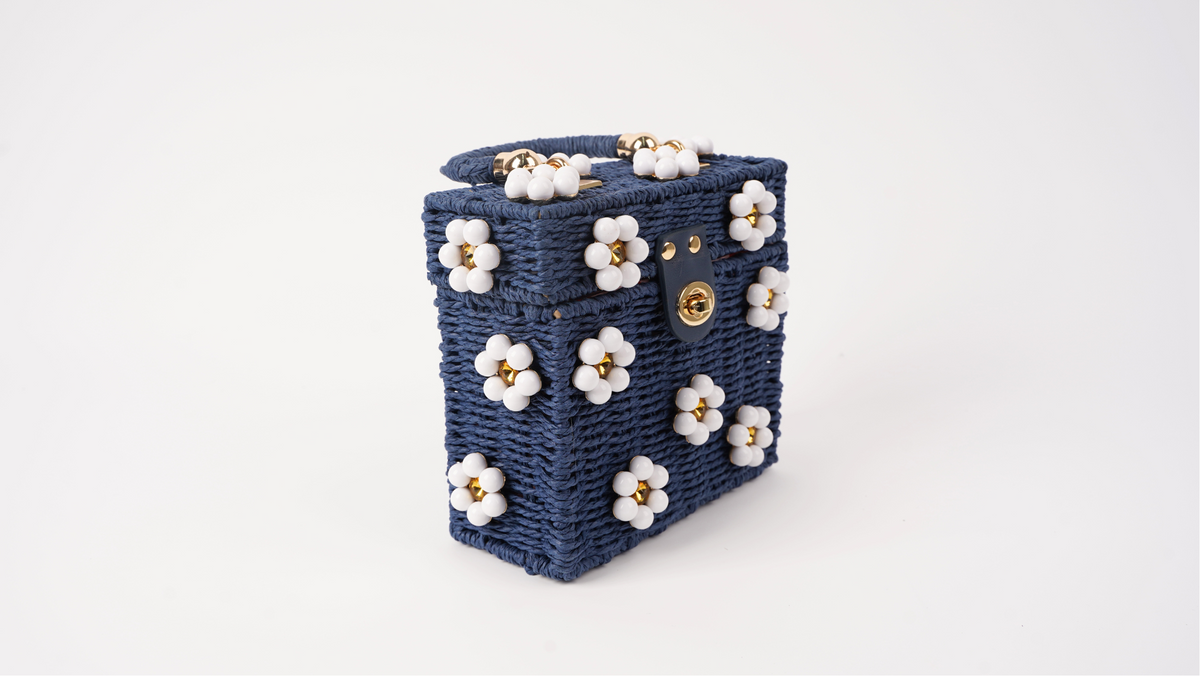 Midnight in the Hamptons Navy Purse