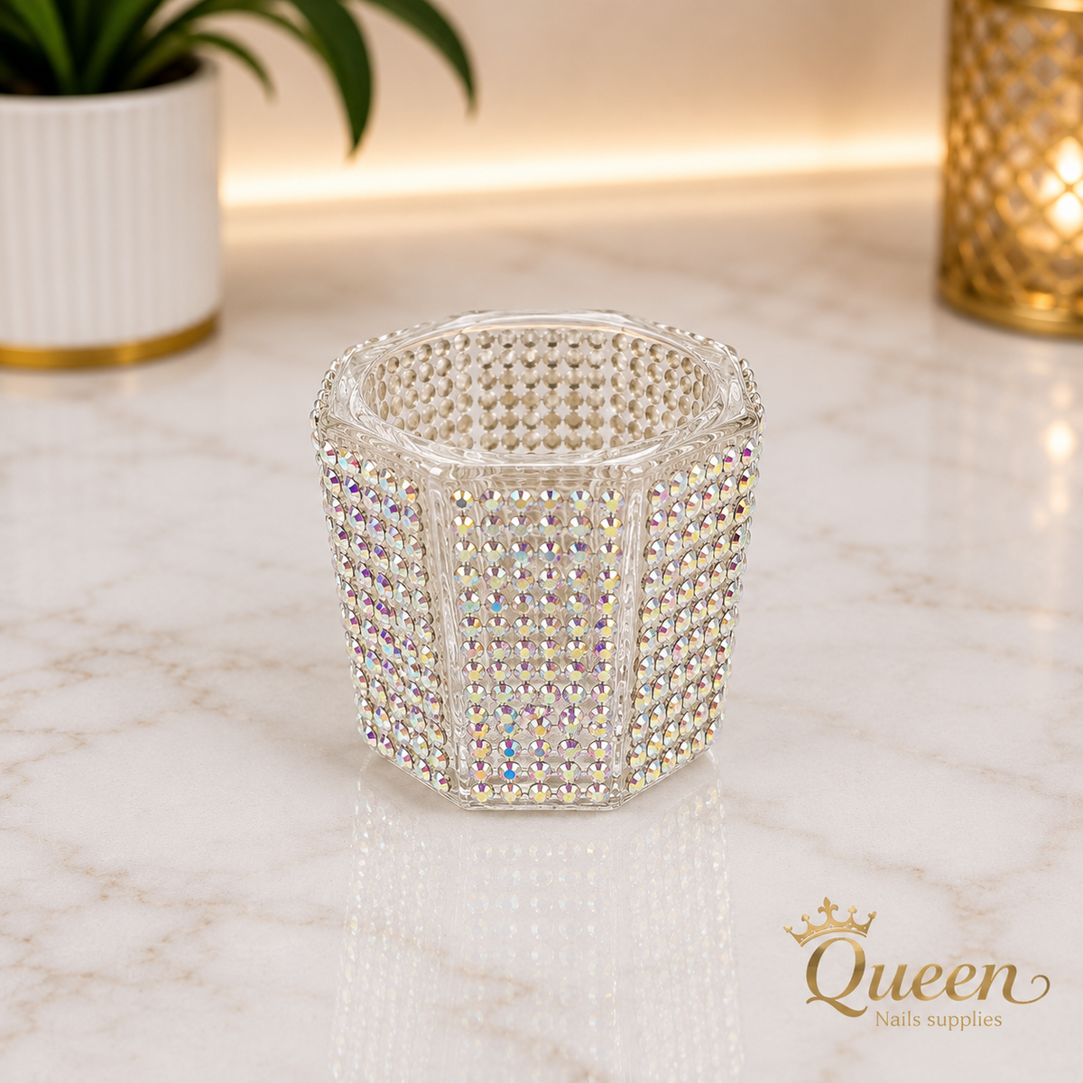Dappen Dish with Rhinestones