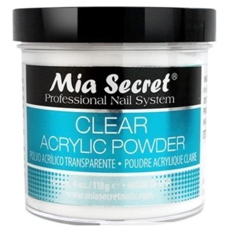 Mia Secret - Acrylic Powder - Clear, 4 oz