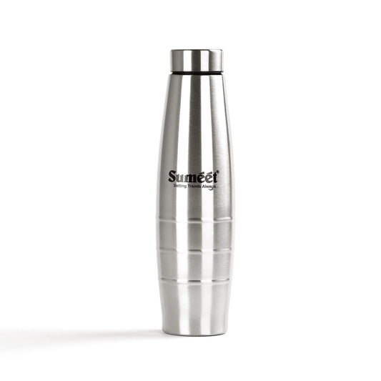 Sumeet Ovatus Stainless Steel Leak-Proof Water Bottle/Fridge Bottle, 1000 ml, 1 pc