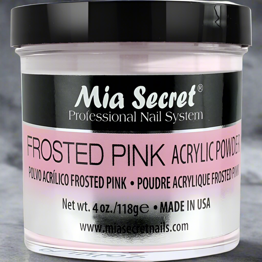 Mia Secret - Acrylic Powder - Frosted Pink, 4 oz