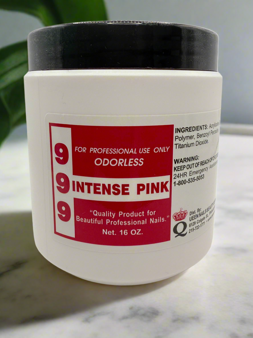 999 Intense Pink Acrylic Powder, 16 oz