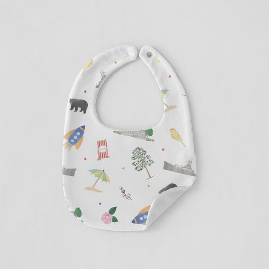 Alabama Kids Organic Cotton Bib for Babies