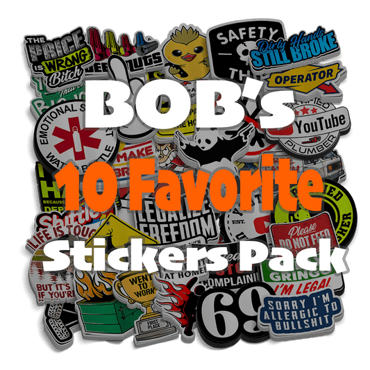 Free Sticker Pack - Bob's New 10 Favorite Stickers