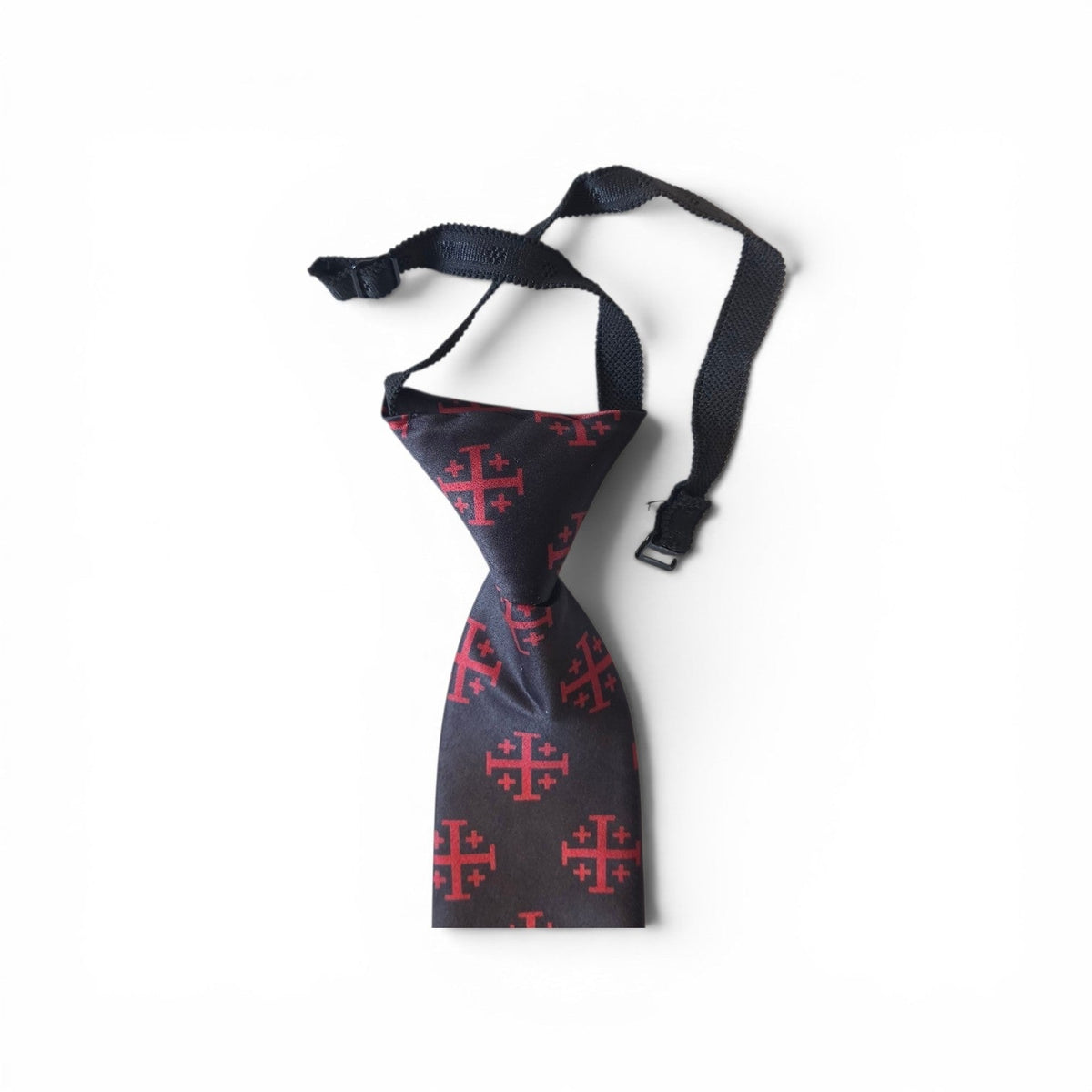 Boys' Red Jerusalem Cross Necktie