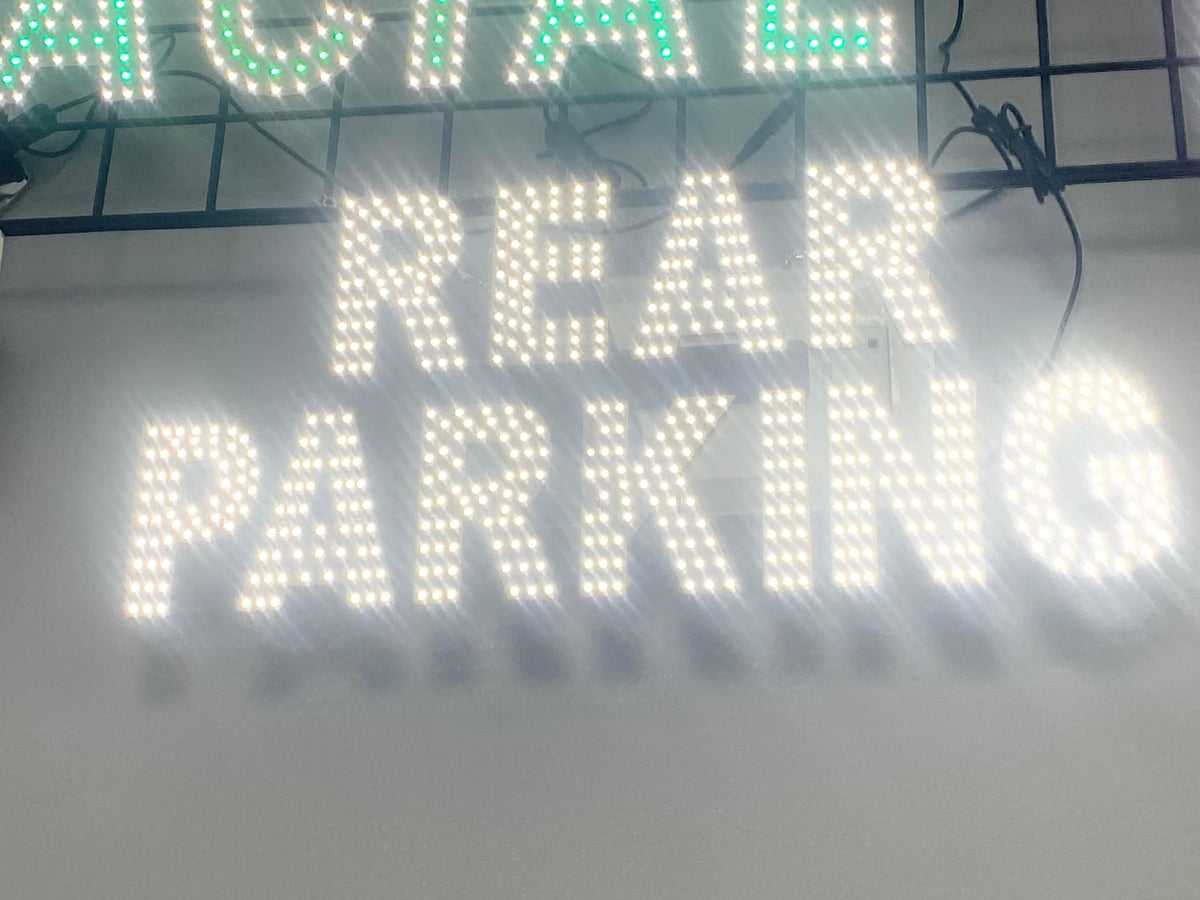 EPL "Rear Parking" LED Hanging Sign