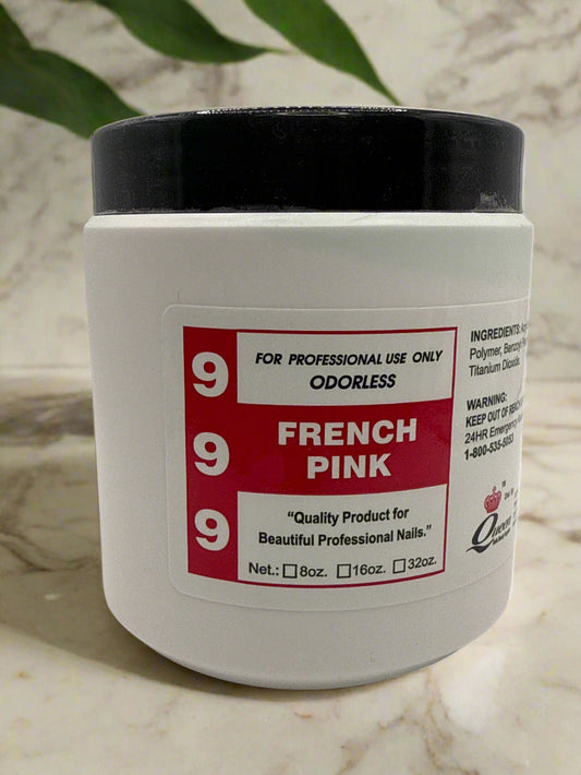 999 French Pink Acrylic Powder, 16 oz