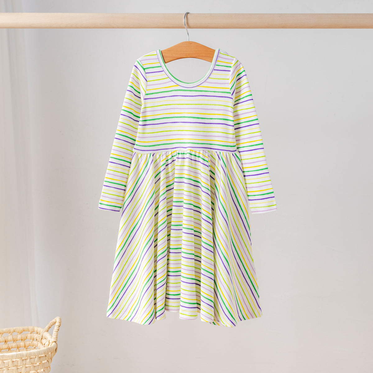 Carnival Time Organic Cotton Dress for Kids