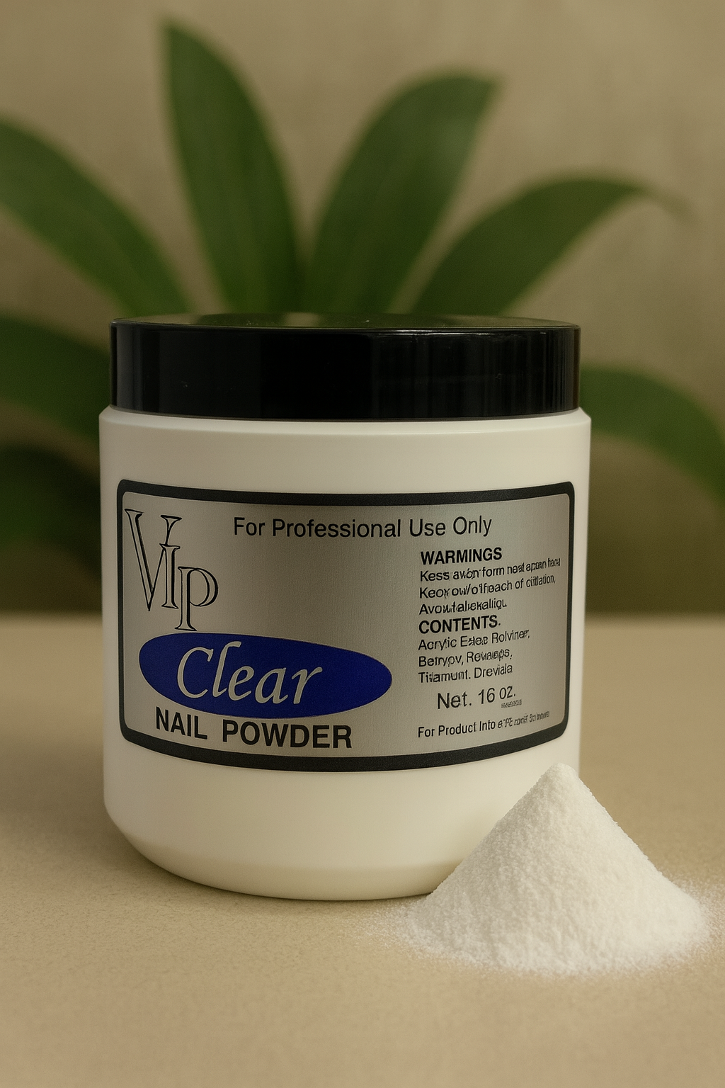 VIP Clear Acrylic Powder, 16 oz
