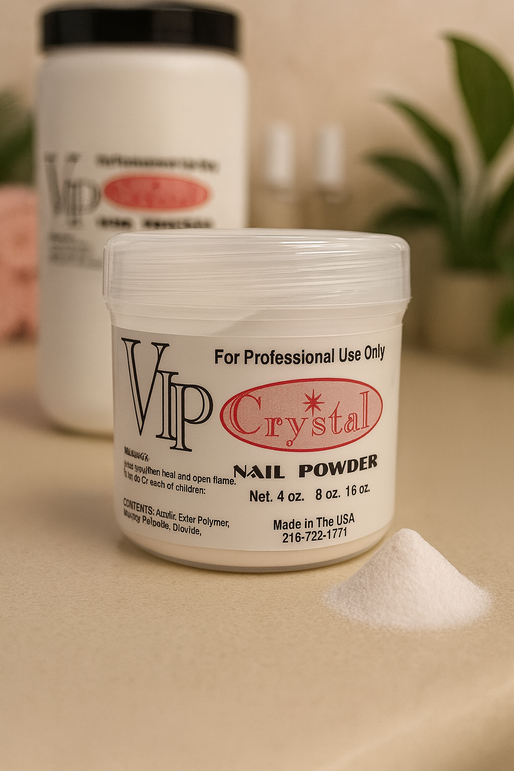 VIP Crystal Acrylic Powder, 4 oz