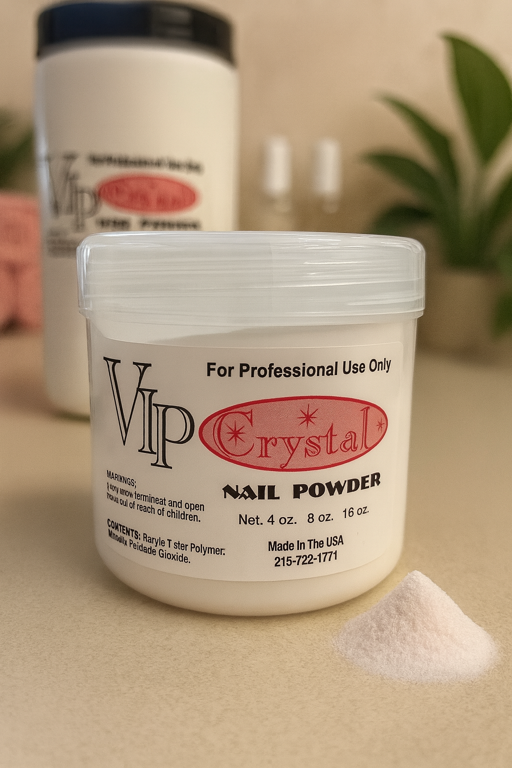 VIP Crystal Acrylic Powder, 8 oz
