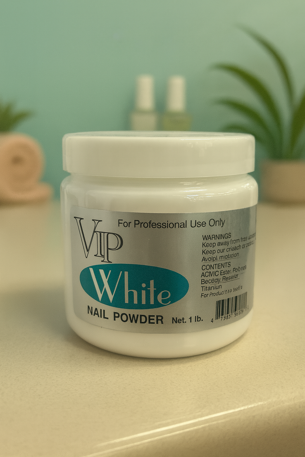 VIP White Acrylic Powder, 16 oz