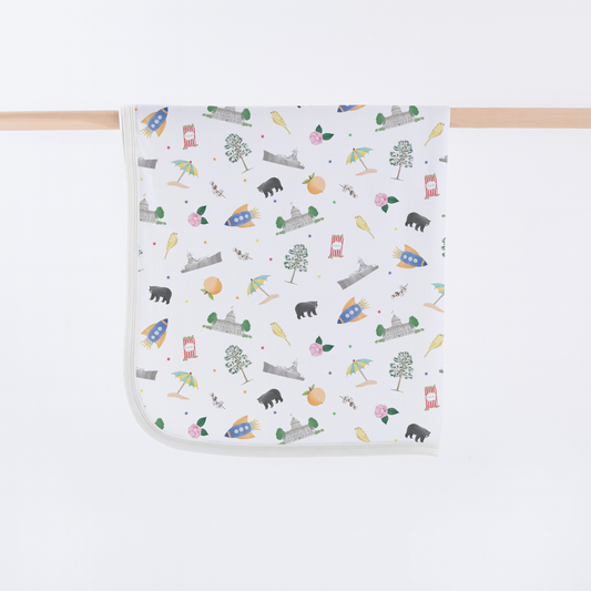 Alabama Kids Organic Cotton Blanket for Babies