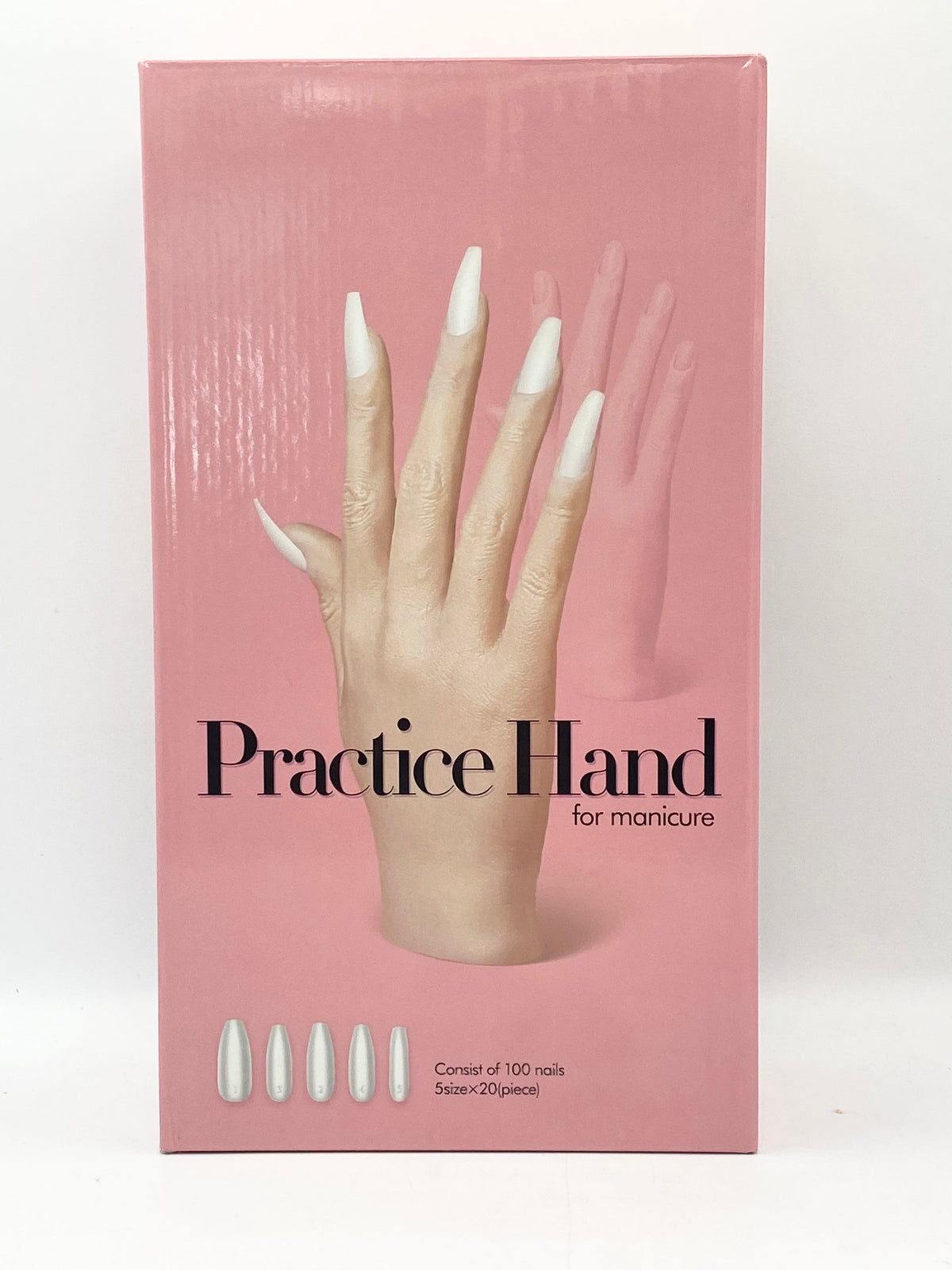 Gel-Le - Premium Practice Silicone Hand with Tips