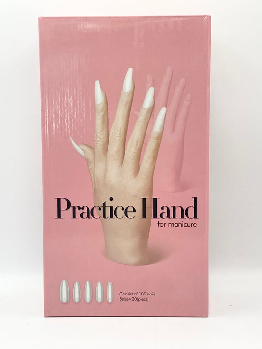 Gel-Le - Premium Practice Silicone Hand with Tips