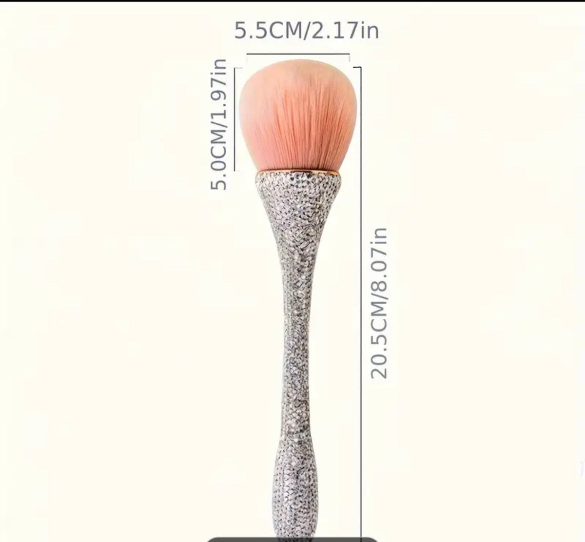Crystal Rhinestones Nail Dust Brush