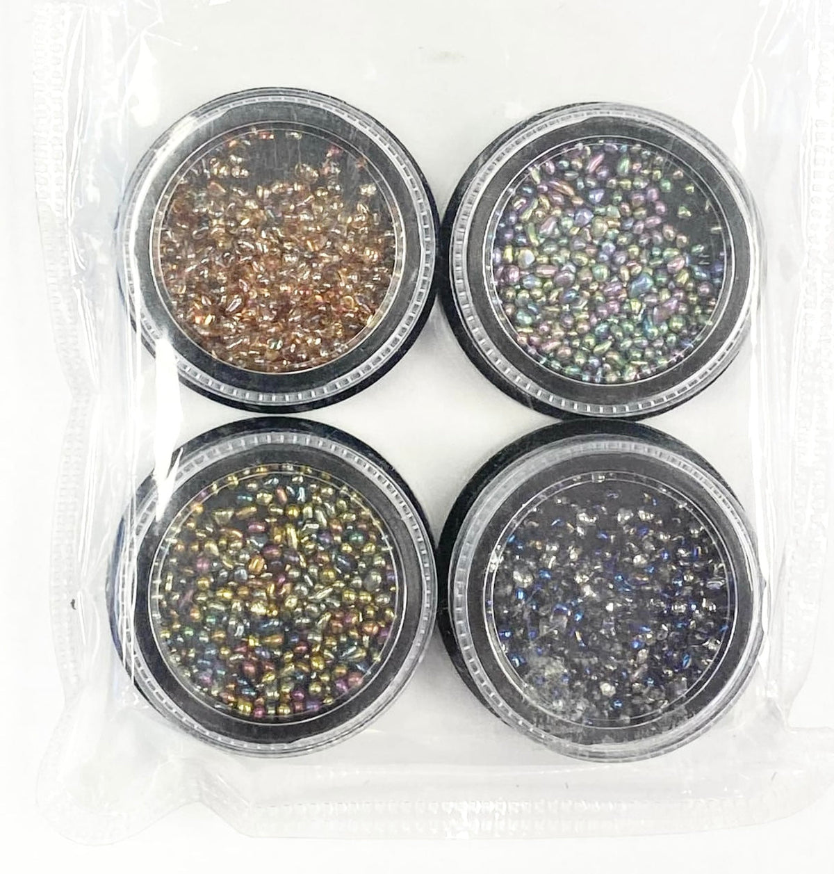 Nail Beads 4 Pack Assorted Colors