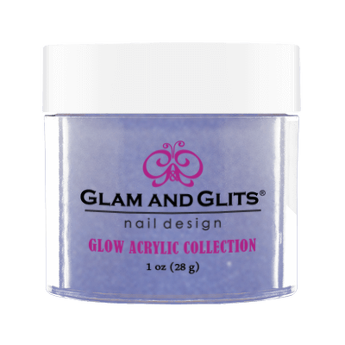 Glam and Glits Glow Acrylic Powder - GL2039 Lighting Blue, 1 oz (Limited)