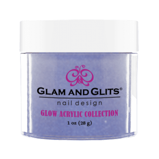 Glam and Glits Glow Acrylic Powder - GL2039 Lighting Blue, 1 oz (Limited)