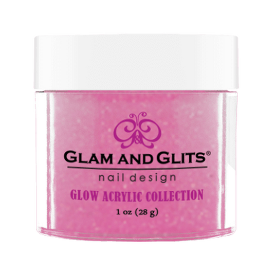 Glam and Glits Glow Acrylic Powder - GL2043 Love Me Tinder, 1 oz (Limited)