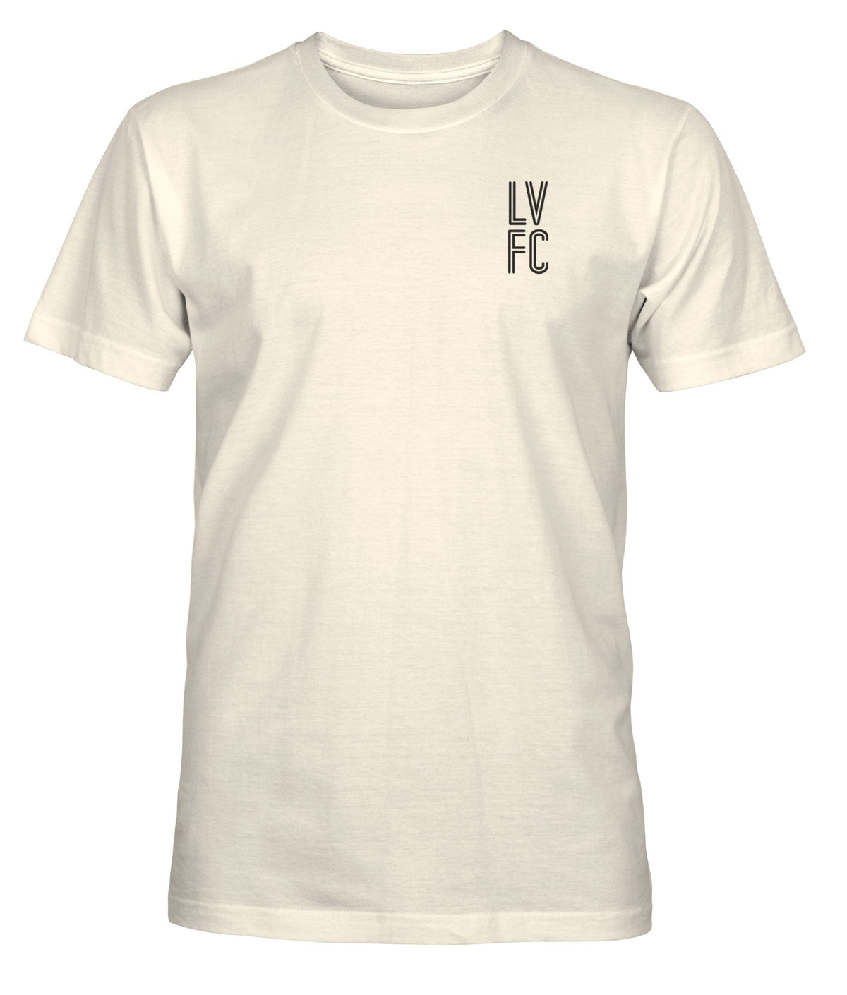 Las Vegas Lights Big Logo Heavyweight Cotton T-Shirt - Natural