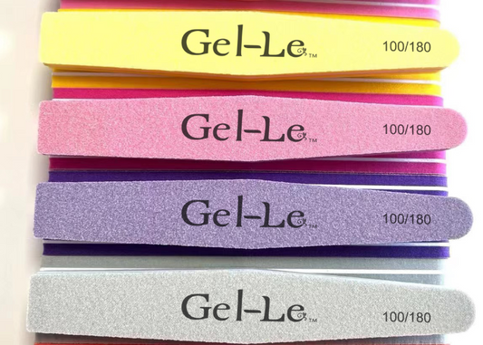 Gel-Le Taper Sponge File (100/180), 10-Piece Pack