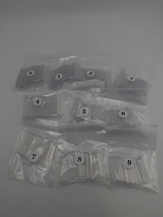 Queen - No Curve Tips - XXL Coffin (500 pcs Bag)