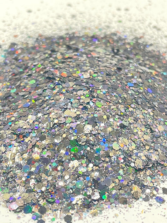 Gel-Le - Glitter (Black) Jar TSA-W #9 (20g/0.7oz)